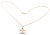 2000 - 2009 Cartier 18K Rose & White Gold Double C Heart Pendant Chain Necklace For Sale - Image 5 of 10