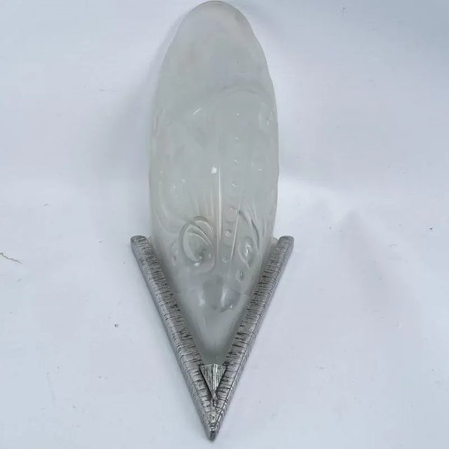 Vintage Art Deco Wall Lamps, 1930s, Set of 2 For Sale - Image 8 of 9