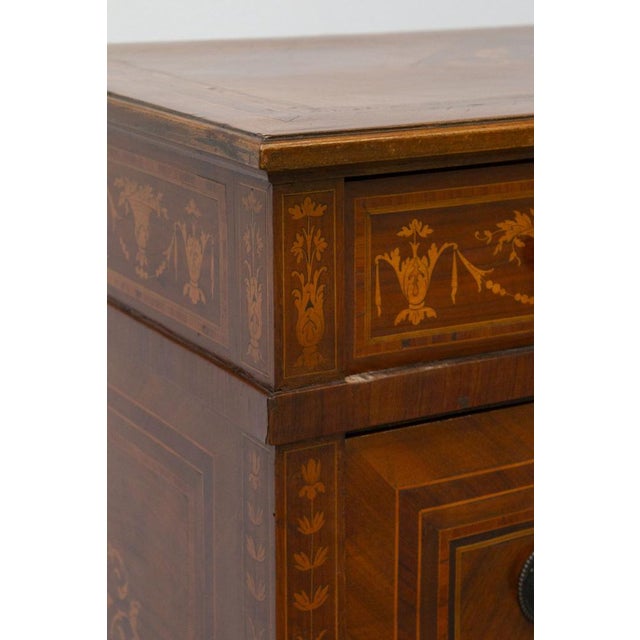 Wood Louis XVI Style Chest of Drawers, Late 19th Century For Sale - Image 7 of 16