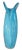 Art Glass Aqua Blue Vase Crescent Clam Lip Fluted Vase For Sale - Image 9 of 17