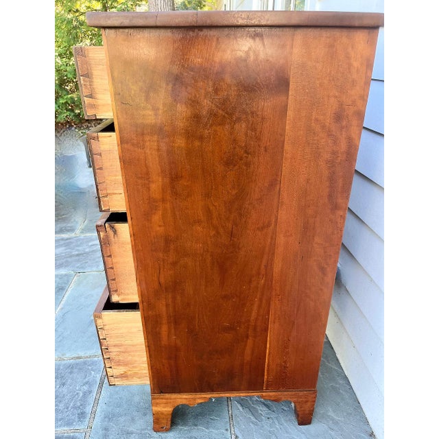 Wood 19th c. Kentucky Cherry Chest of Drawers For Sale - Image 7 of 8