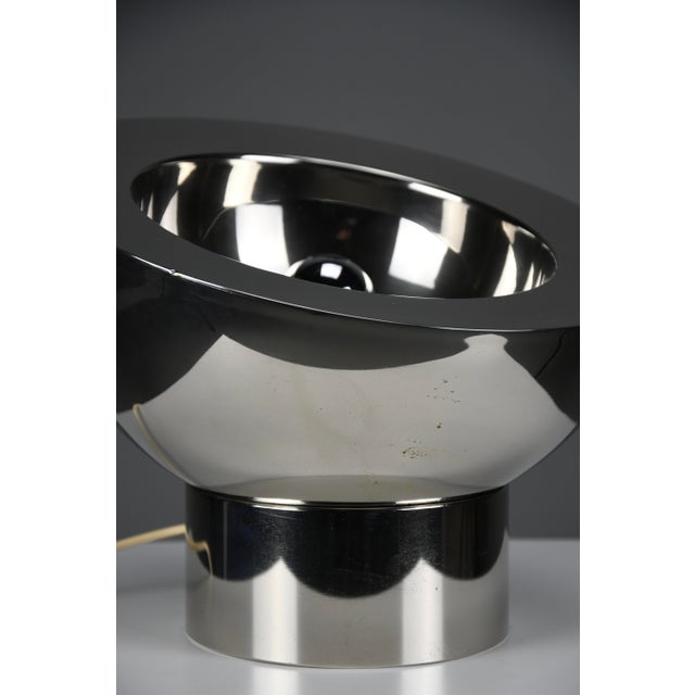 Italian Nickel-Plated Brass Adjustable Table Lamp, 1970s For Sale - Image 14 of 16