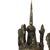 Very Large Weathered Gilded Wood Statue of Buddha, Burma For Sale - Image 9 of 18
