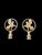 French Vintage Brass Gryphon Winged Griffin Decorative Finials - a Pair For Sale - Image 3 of 7