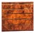 MCM Design Burl Walnut and Brass Sideboard For Sale