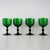 1960s Carlo Moretti Italian Green Cased Glasses- Set of 36 For Sale - Image 15 of 15