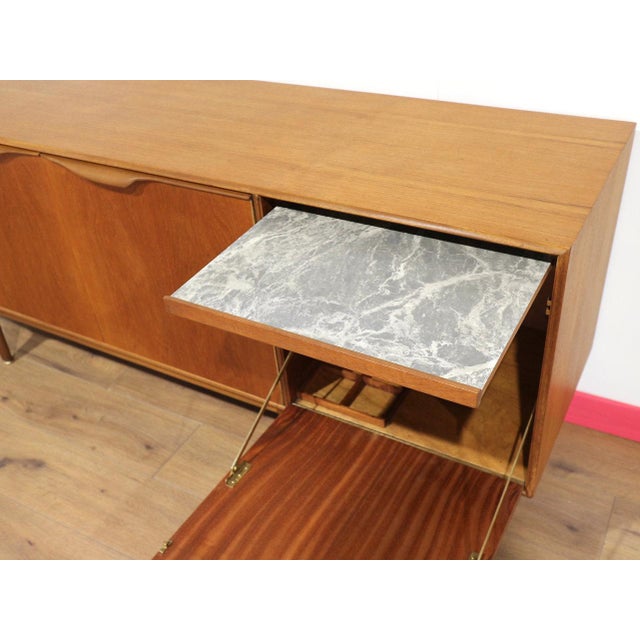 Mid 20th Century Mid Century Modern Vintage Teak Credenza Sideboard by McIntosh Danish Style For Sale - Image 5 of 15