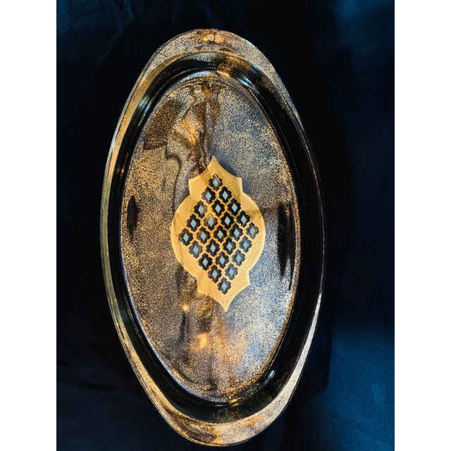 Culver Ltd. "Valenica" Pattern Pyrex Server/Platter ~ This glamorous "Oven to Table" Platter/Server is the height of mid-...