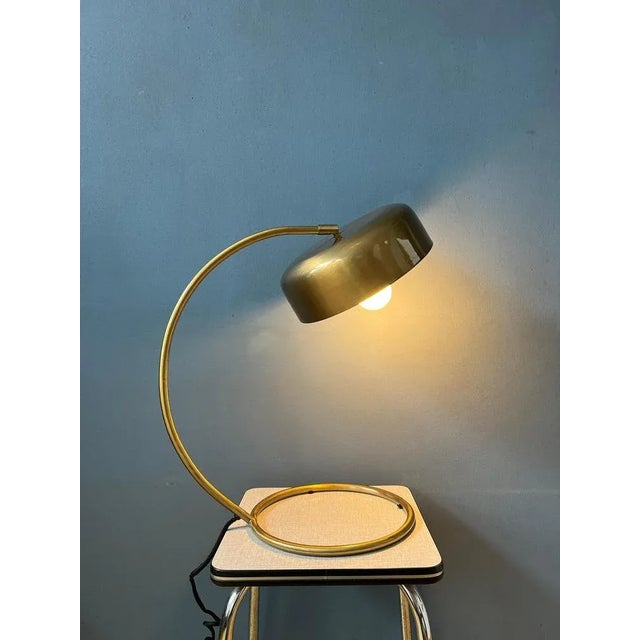 Mid-Century Brass Desk Lamp, 1970s For Sale - Image 6 of 11