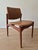 Captain Dining Chair in Teak and Cognac Italian Leather by Erik Buch for Ørum Møbelfabrik, Denmark, 1960s For Sale - Image 3 of 5