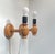 Light Yellow Vintage Nordic Wall Sconces in Oregon Pine, 1980s, Set of 2 For Sale - Image 8 of 8