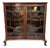 Edwardian Style Display Cabinet in Glazed Mahogany For Sale
