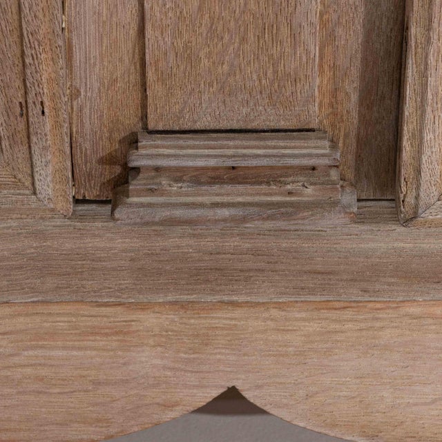 1850s French Louis XV Style Oak Armoire For Sale - Image 9 of 18