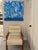 Modern Contemporary Lounge Chair by Opulence Home in Cream Upholstery For Sale - Image 11 of 12