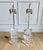 Signed Sculptural Stacked Lucite Table Lamps, Intentional Asymmetrical Pair, 1970s For Sale - Image 4 of 12
