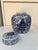 This item is a 9-inch blue and white ginger jar featuring a traditional "Double Happiness" symbol and floral pattern Great...