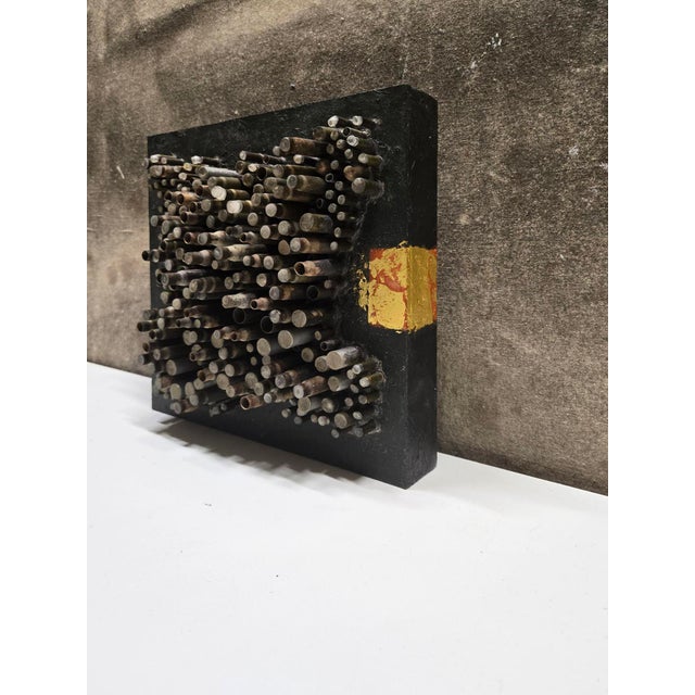 Black A Vintage Sculpture by Trina Badarak For Sale - Image 8 of 12