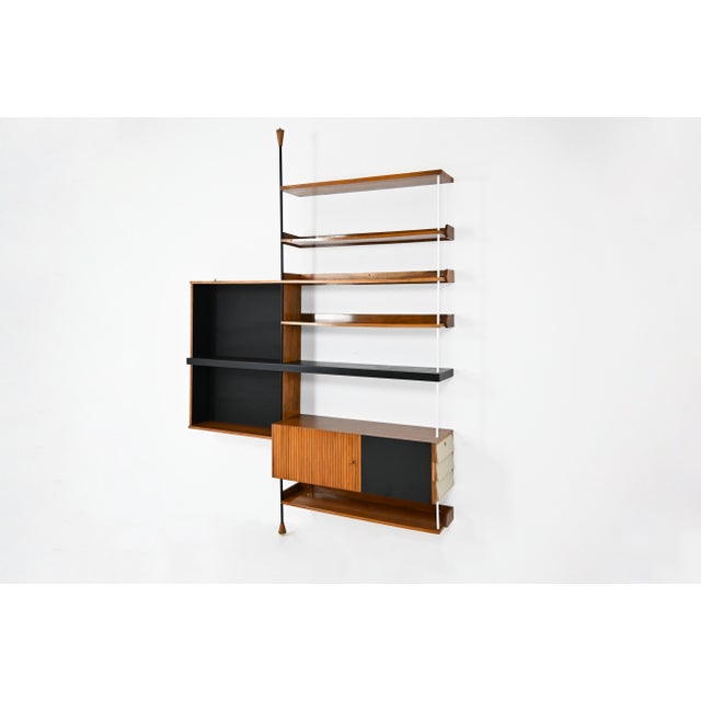 Mid-Century Modern Wall Unit by Luigi Fornasari, 1950s For Sale - Image 3 of 14