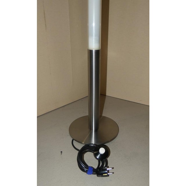 Metal Teda Floor Lamp in Steel and Pyrex by Ferdi Giardini for Oluce, Italy, 1990s For Sale - Image 7 of 18
