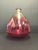 Contemporary Vintage Ombré Rose Colored Molded Glass Vase. For Sale - Image 3 of 6