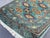 Turquoise Kazak Wool Rug With Repeating Medallions, 3'11" X 5'10" For Sale - Image 14 of 15