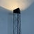 Italian Postmodern Black Metal and Sheet Metal Stone Effect Floor Lamp, 1980s For Sale - Image 3 of 13