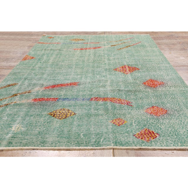 Zeki Muren Vintage Turkish Sivas Rug, 05'00 X 09'00 For Sale - Image 9 of 10
