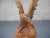 Vintage Eagle Statue in Wood, 1970s For Sale - Image 10 of 14