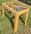 1960s Rattan and Glass Side Table For Sale In Baltimore - Image 6 of 6