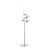 Metal Floor Stand for Candleholder in Zinc Alloy with Chrome Finish by STOFF Nagel For Sale - Image 7 of 9