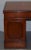 Burr Yew Wood Twin Pedestal Partner Desk with Complete Ornate Timber Top For Sale - Image 14 of 18
