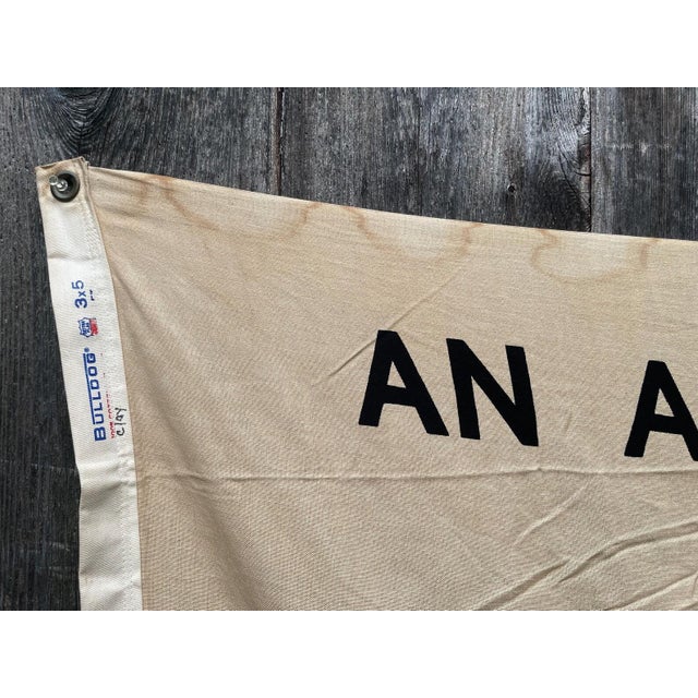 Scarce! Authentic Vintage American Revolutionary Flag Bicentennial 1976 an Appeal to Heaven 3x5 For Sale In Philadelphia - Image 6 of 7