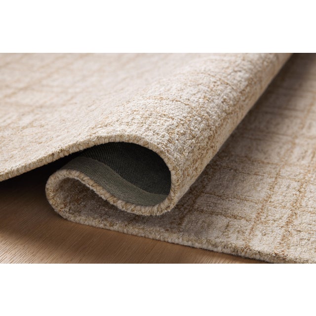 Loloi Rugs Chris Loves Julia x Loloi Polly Khaki / Sand 3'-6" x 5'-6" Accent Rug For Sale - Image 4 of 6