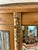 Gold Vintage Vitrine Display Cabinet French Style Glass Shelving For Sale - Image 8 of 11