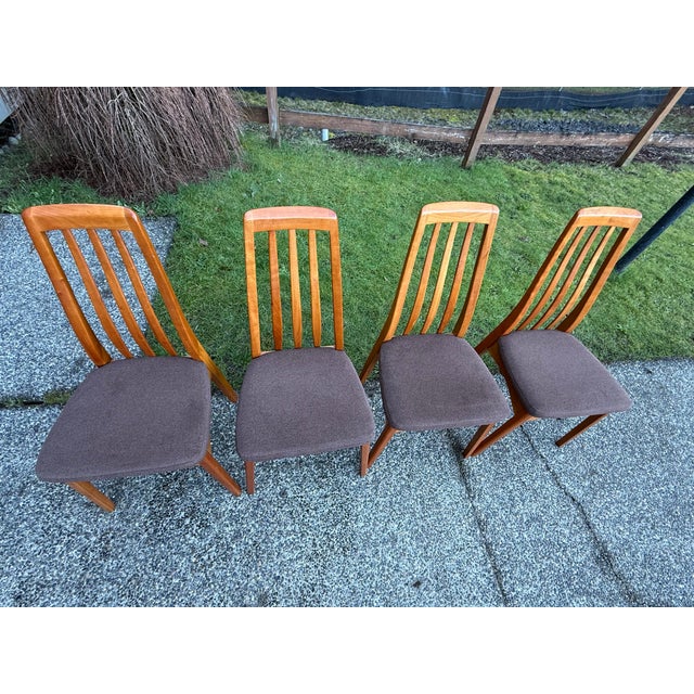 1990s Mid Century Modern Danish Table Set of 4 For Sale - Image 10 of 11