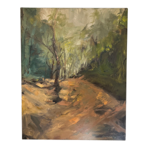 Enchanted Forest, Original Landscape Oil Painting by Julia Lawing