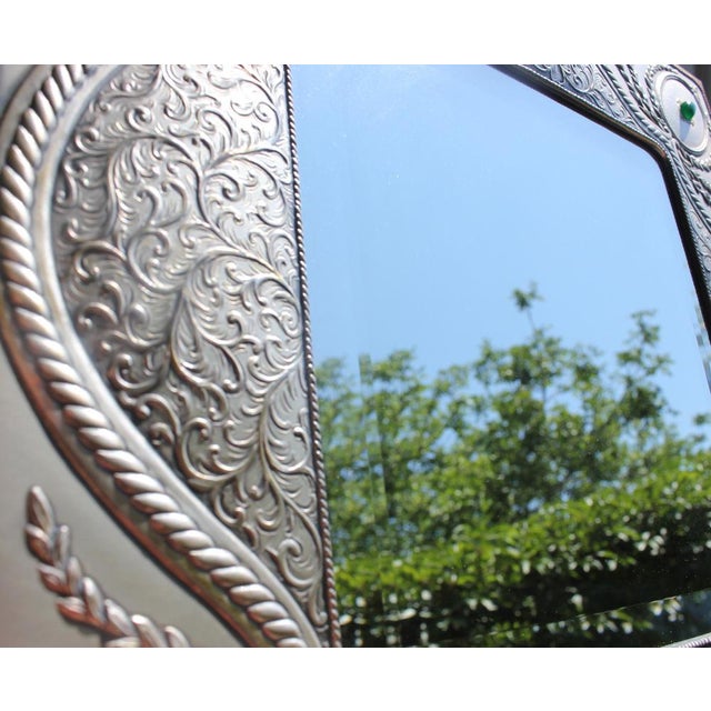 Italian Sterling Silver Table Top Mirror by Castellani For Sale - Image 14 of 18