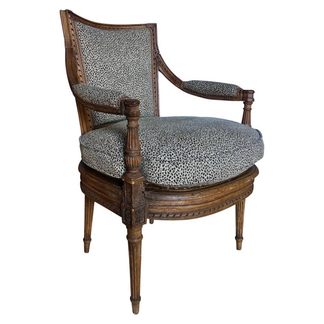 Late 19th Century French Louis XV Style Carved Wood Accent Armchair For Sale - Image 13 of 13