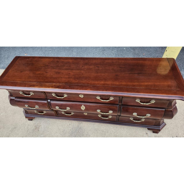 Renaissance 1990s Bombe Style Dresser From "Cardella" Line From Century Furniture For Sale - Image 3 of 12