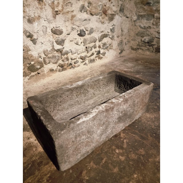Antique 19th Century Volvic Stone Trough, France For Sale - Image 6 of 16