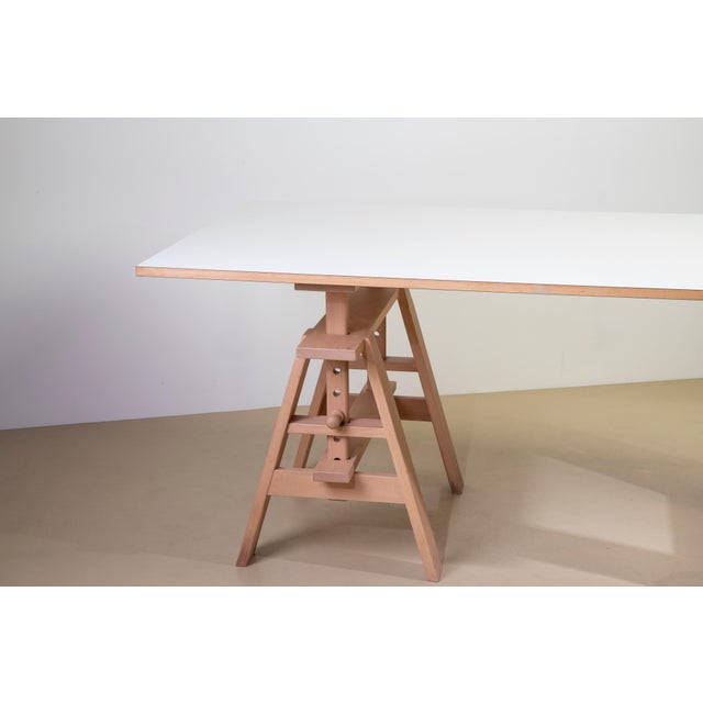 Vintage Adjustable Worktable by Achille Castiglioni for Zanotta, 1969 For Sale - Image 10 of 10