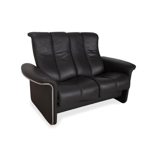 Soul Leather Three-Seater and Two-Seater Sofas from Stressless, Set of 2 For Sale - Image 9 of 18