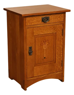 Stickley Mission Oak Harvey Ellis Inlaid Nightstand