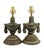 1960s Pair of Hollywood Regency Tassel Urn Metal Finial Lamps, 14.25” High For Sale - Image 5 of 5