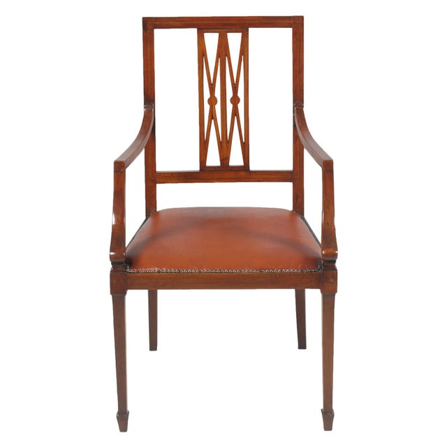 Art Nouveau Walnut Armchair by Jakob & Joseph Kohn For Sale - Image 14 of 14