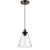 Sean Lavin By Visual Comfort Studio Baskin Cone Pendant in Painted Aged Brass / Dark Weathered Zinc For Sale
