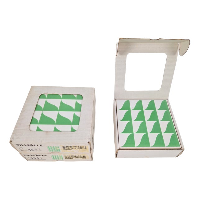Vintage Tillfalle Ceramic Tiles from Ikea, 2010s, Set of 3 For Sale