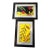 Vintage Pair of Framed Botanical Paintings on Silk For Sale