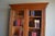 Antique Art Deco Oak Bookcase For Sale - Image 3 of 10