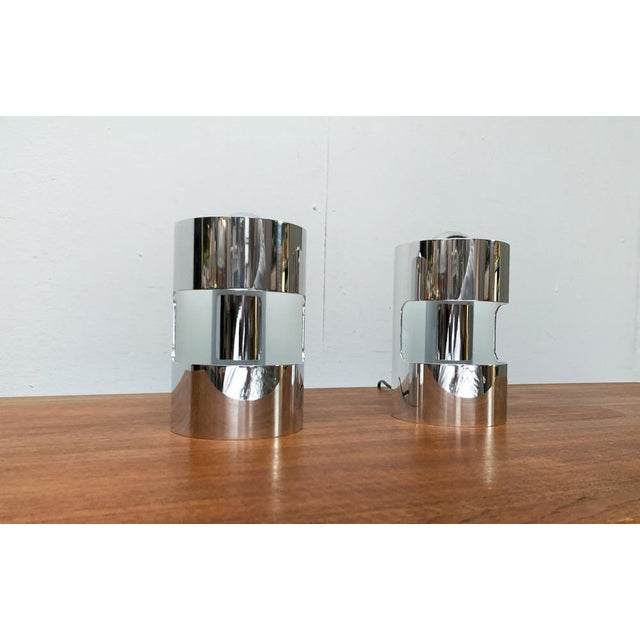 Mid-Century Italian Space Age Table Lamps, 1960s, Set of 2 For Sale - Image 5 of 18